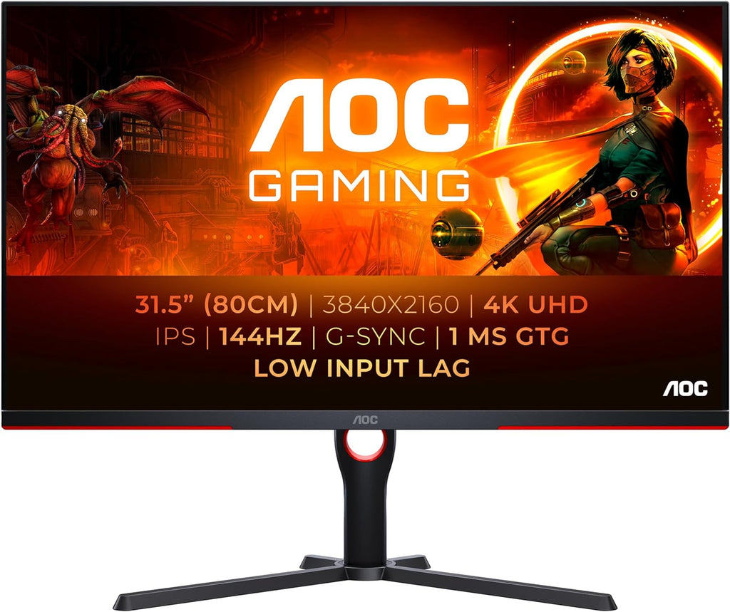 Aoc 4k 144hz Monitor 28 Inch AOC U28G2X/D Gaming Monitor 28-inch