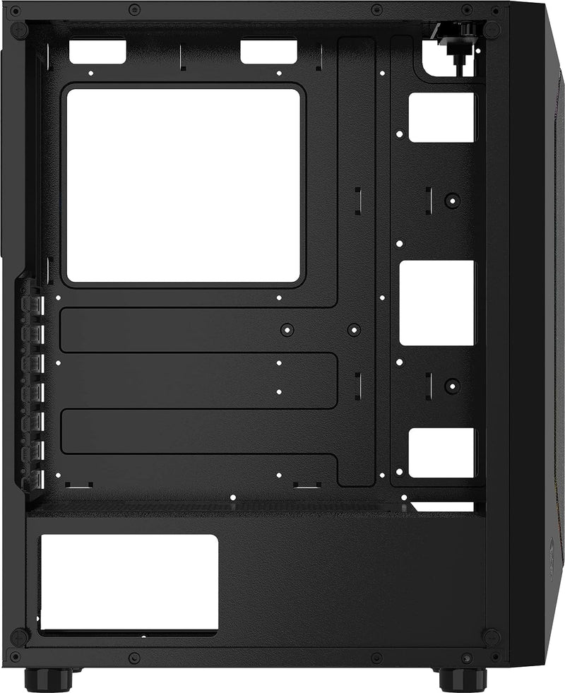 MSI MAG VAMPIRIC 100R Black Black RGB Tempered Glass ATX Case CA-MAV100R 