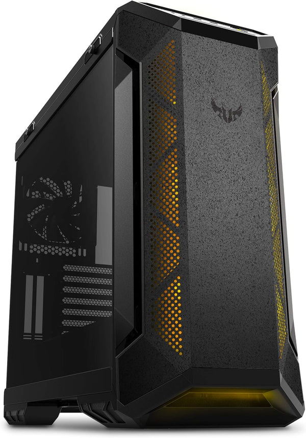 ASUS TUF Gaming GT501 (Black) ATX Tower Case supports EATX motherboard (CA-AGT501) 