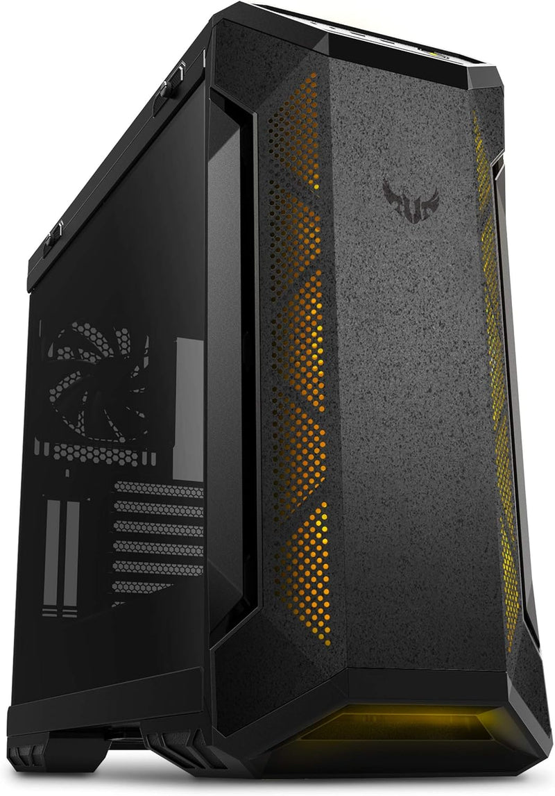 ASUS TUF Gaming GT501 (Black) ATX Tower Case supports EATX motherboards 