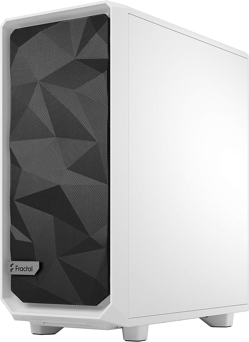 Fractal Design Meshify 2 Compact Clear White Tempered Glass ATX Case FD-C-MES2C-05 