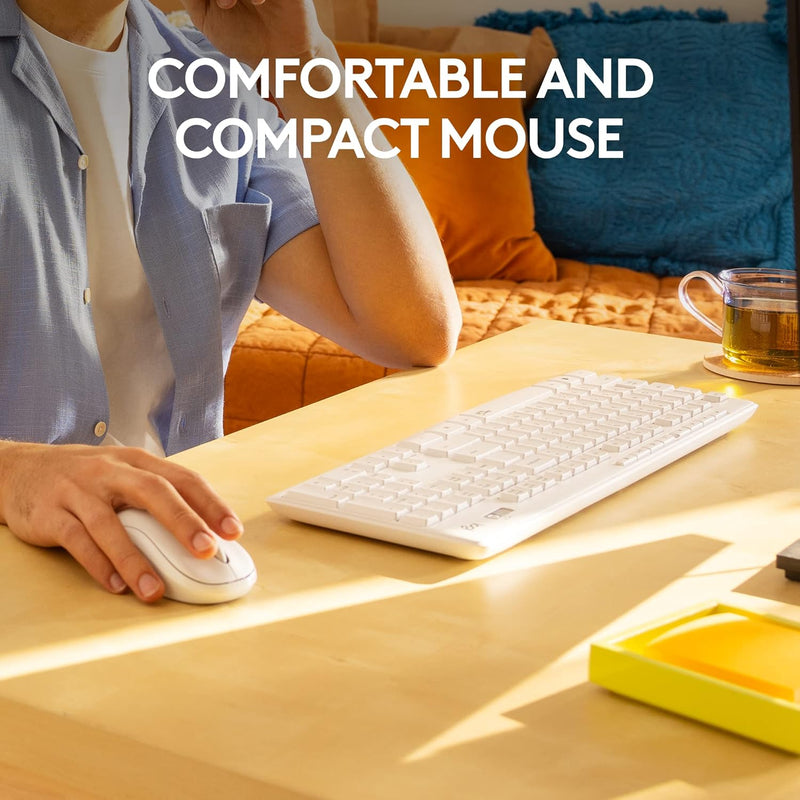 Logitech MK295 Silent Wireless Combo (English Version) - White 白色 920-009834 原裝行貨