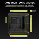 Corsair AIR 5400 LX-R ARGB iCUE LINK - Black 黑色 Triple Chamber ATX Case (CC-9011320-WW)