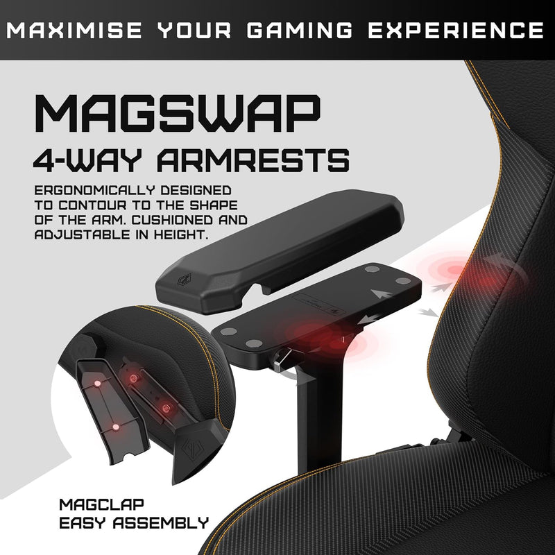 Anda Seat Kaiser 3-L Size (棕色) Premium Gaming Chair (代理直送)