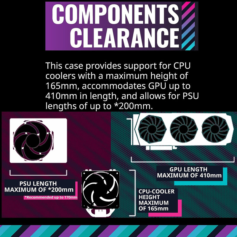 Cooler Master MasterBox TD500 V2 Mesh Black 黑色 ARGB Tempered Glass ATX Case TD500V2-KGNN-S00