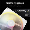 Corsair iCUE LINK LX140-R RGB Expansion White 140mm PWM Reverse 反葉 PC Case Fan (CO-9051055-WW)