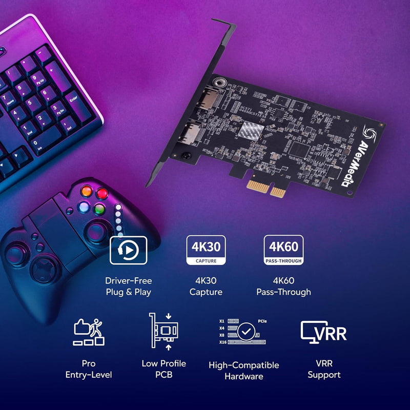 AVer Aver-Gamer-ULT-HD 4K Capture Card (GC571)