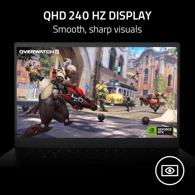 Razer Blade 15 Gaming Laptop Black (15" 240Hz QHD / Intel Core i7-13800H / 16GB DDR5 / RTX 4060 8GB / 1TB SSD / Win 11 Home) RZ09-0485YED3-R341
