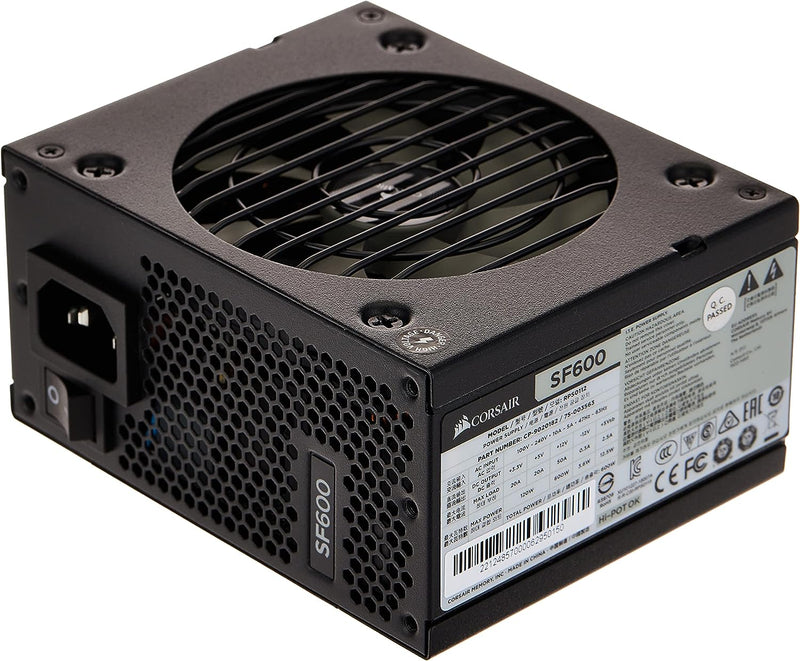 CORSAIR 600W SF600 SFX 80Plus Platinum Full Modular Power Supply (CP-9020182-UK) 