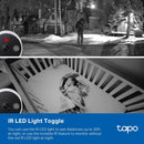 TP-Link Tapo C120 2K QHD Indoor/Outdoor Wired Security Camera