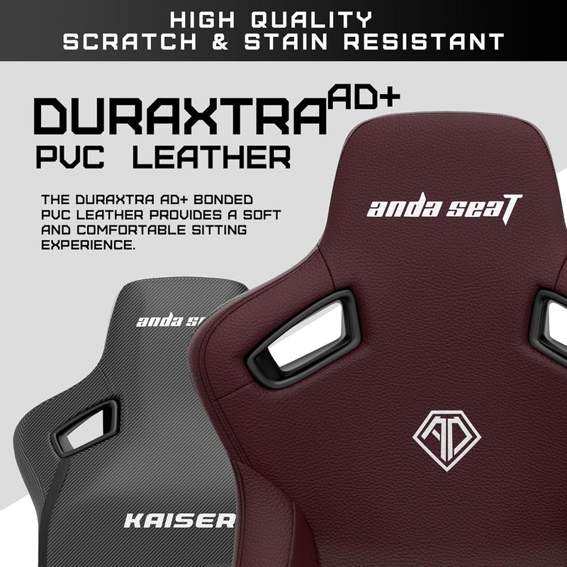 Anda Seat Kaiser 3-L Size (栗色) Premium Gaming Chair (代理直送)