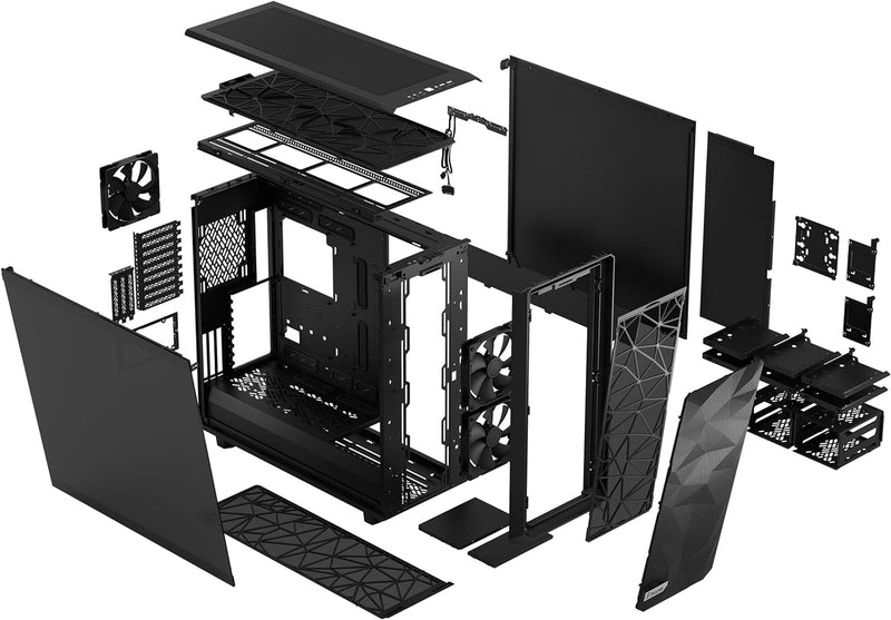 Fractal Design Meshify 2 XL Black TG Dark Tint E-ATX Case FD-C-MES2X-01