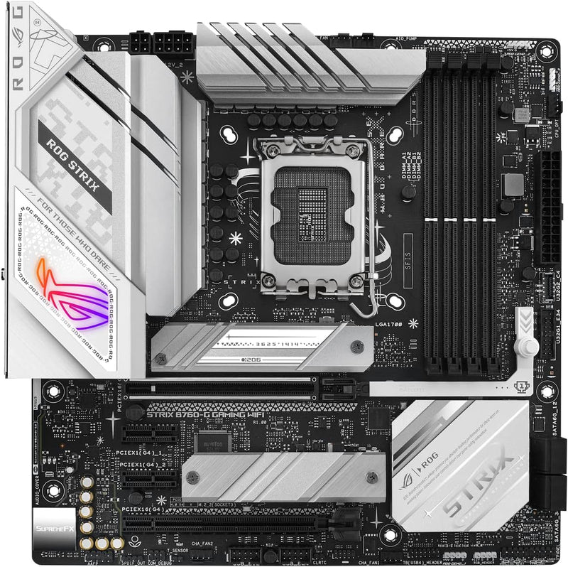 ASUS ROG STRIX B760-G GAMING WIFI DDR5,LGA 1700 mATX Motherboard