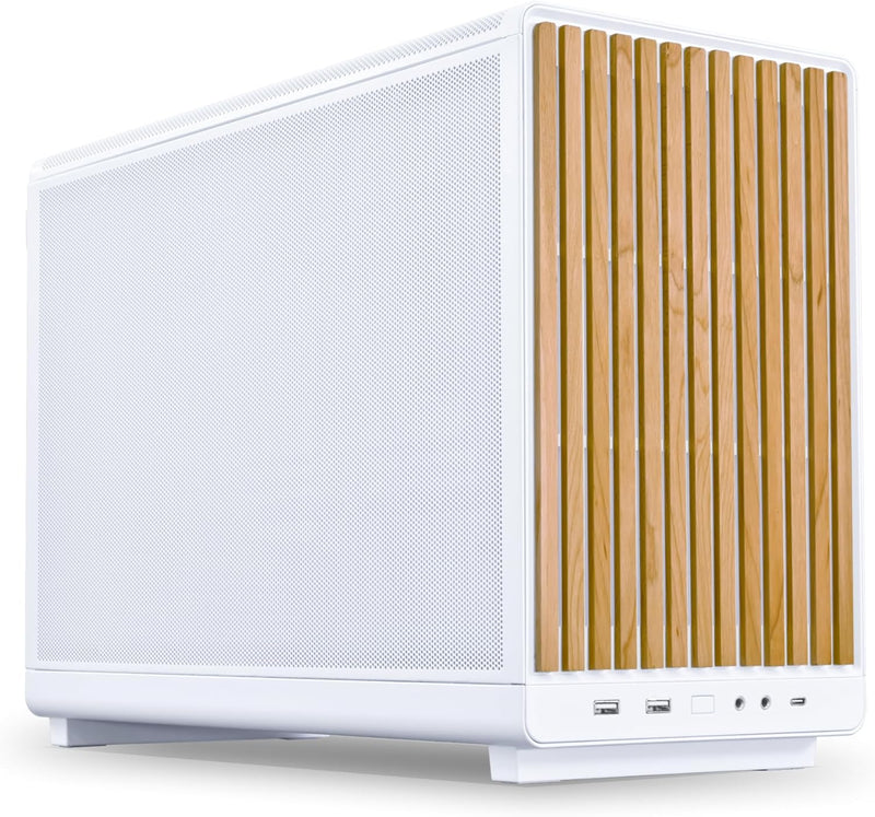 LIAN LI DAN Cases A3-mATX A3W-Wooden 木紋 (白色) mATX Case