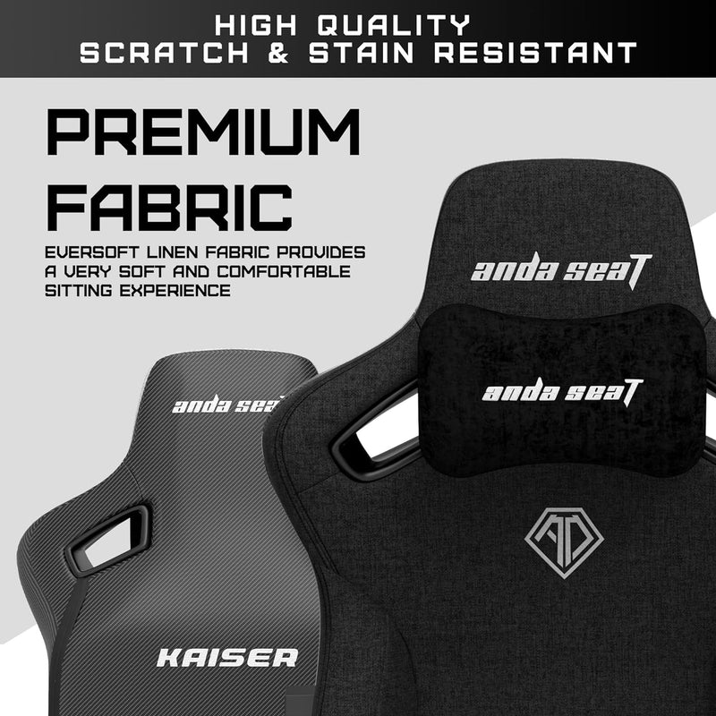 Anda Seat Kaiser 3-L Size (黑色) Premium Gaming Chair (代理直送)