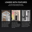 Corsair AIR 5400 LX-R ARGB iCUE LINK - White 白色 Triple Chamber ATX Case (CC-9011321-WW)