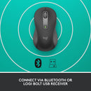 Logitech Signature M650 Silent Wireless Mouse 靜音無線滑鼠 - Graphite 石墨灰色 (910-006259)