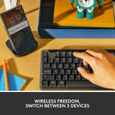 Logitech Signature K855 Wireless Mechanical TKL Keyboard 無線機械鍵盤 紅軸 - Graphite 石墨灰色 920-011074 原裝行貨