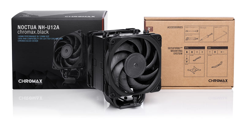 Noctua NH-U12A chromax.black CPU Cooler