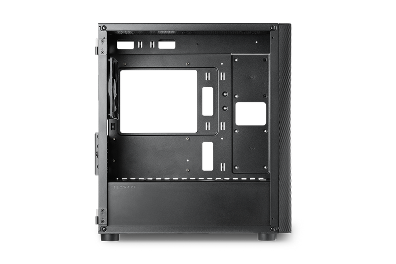 TECWARE Flatline Mini Tower Case (Black) TG mATX Case TWCA-FTLN-BK