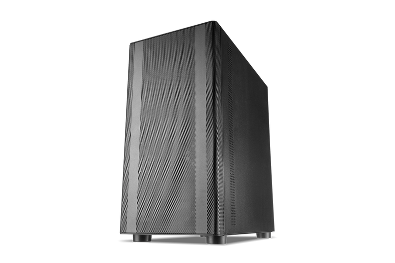 TECWARE Flatline Mini Tower Case (Black) TG mATX Case TWCA-FTLN-BK