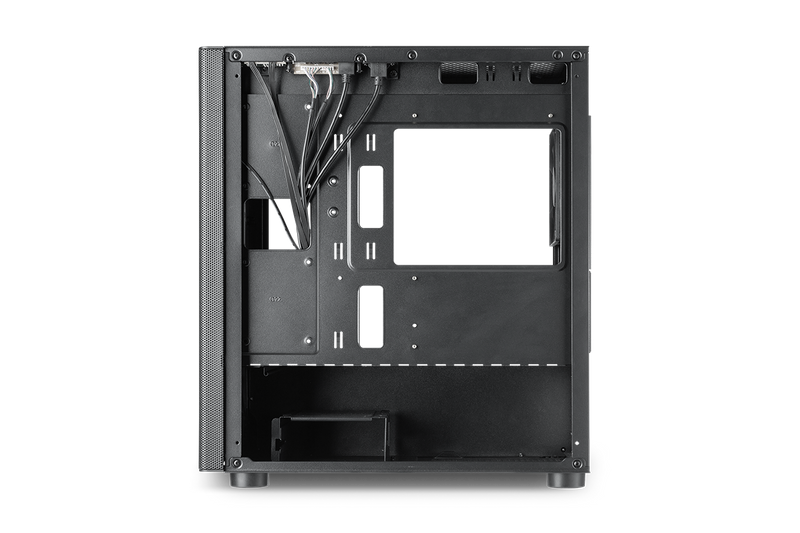 TECWARE Flatline Mini Tower Case (Black) TG mATX Case TWCA-FTLN-BK