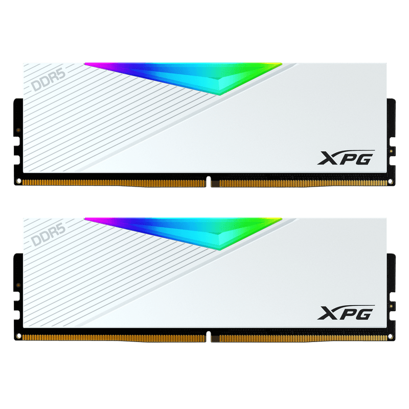 ADATA 64GB Kit (2x32GB) XPG LANCER RGB White 白色 AX5U6000C3032G-DCLARWH CL30 DDR5 6000MHz Memory