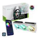 GALAX GeForce Series RTX 5070 EX GAMER 1-CLICK OC WHITE 12GB GDDR7 (GA-DCN-RTX5070-EXGAMER-WH)