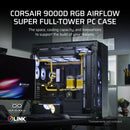 CORSAIR 9000D Black 黑色 AIRFLOW Super Full-Tower PC Case CC-9011273-WW