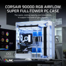 CORSAIR 9000D White 白色 AIRFLOW Super Full-Tower PC Case CC-9011274-WW