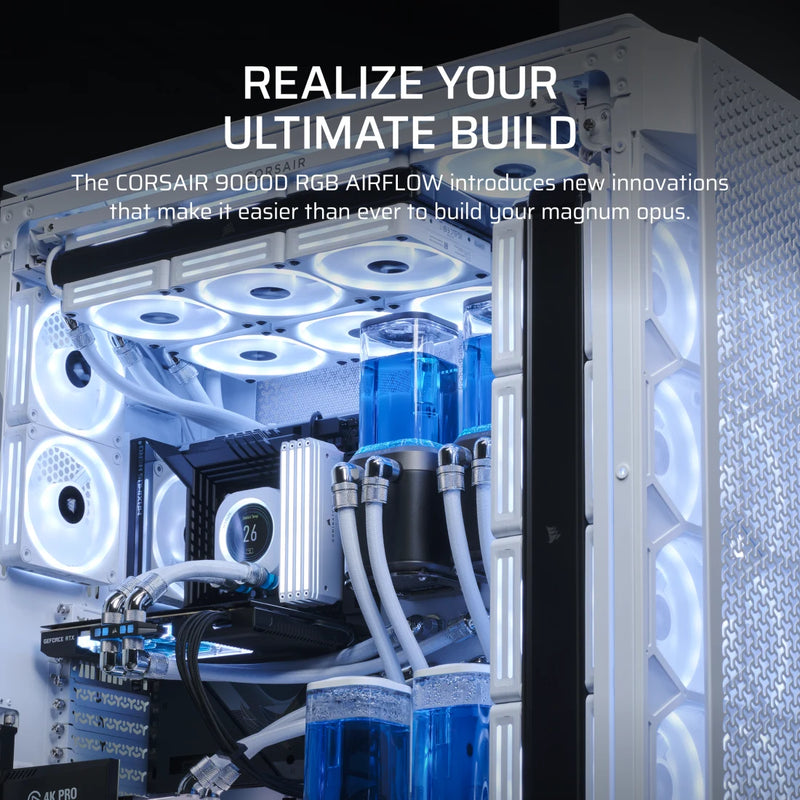 CORSAIR 9000D White 白色 AIRFLOW Super Full-Tower PC Case CC-9011274-WW