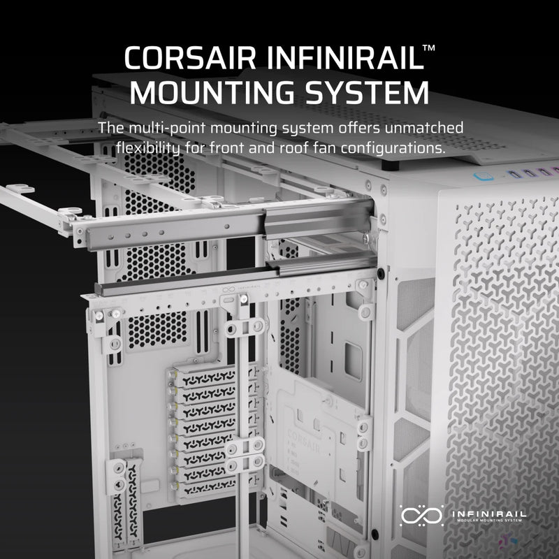 CORSAIR 9000D White 白色 AIRFLOW Super Full-Tower PC Case CC-9011274-WW