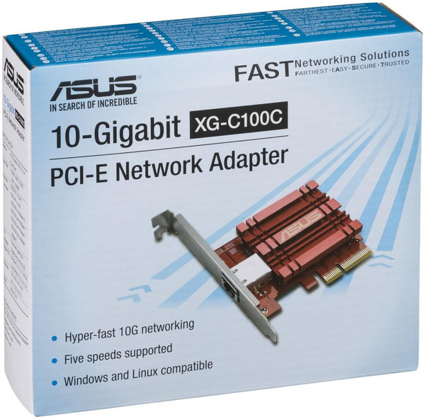 ASUS XG-C100C V2 10G Network Adapter PCI-E x4 Card