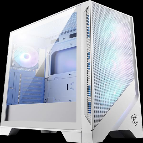 MSI MAG FORGE 320R AIRFLOW WHITE Mid Tower Gaming Case (CA-MAF32RW) 