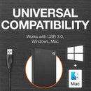 Seagate 1TB 2.5" One Touch 黑色 STKY1000400 USB 3.2 Gen 1 Portable Hard Drive