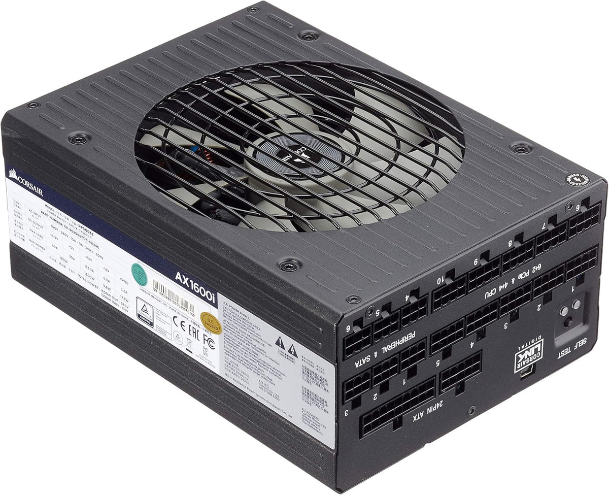 電源ユニット Corsair AX1600i 1600W 80PLUS TITANIUM Corsair AX1600i 1600 Watt 80 Plus Titanium ATX Fully Modular