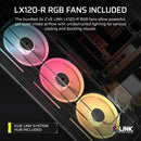 Corsair AIR 5400 LX-R ARGB iCUE LINK - Black 黑色 Triple Chamber ATX Case (CC-9011320-WW)