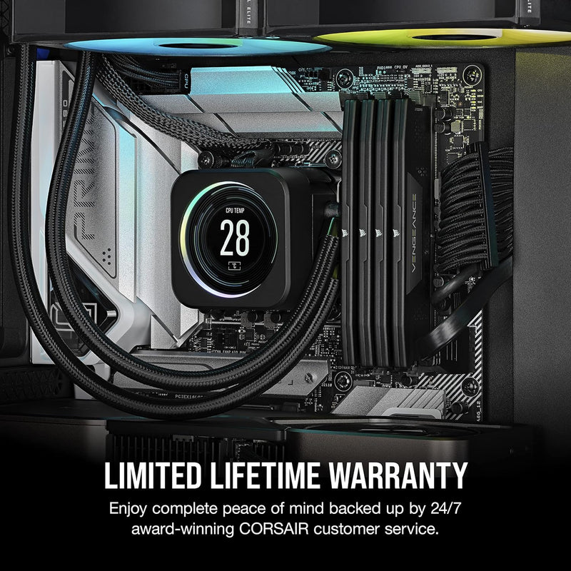 CORSAIR 32GB Kit (2x16GB) VENGEANCE CMK32GX5M2B6200C36 DDR5 6200MHz Memory 