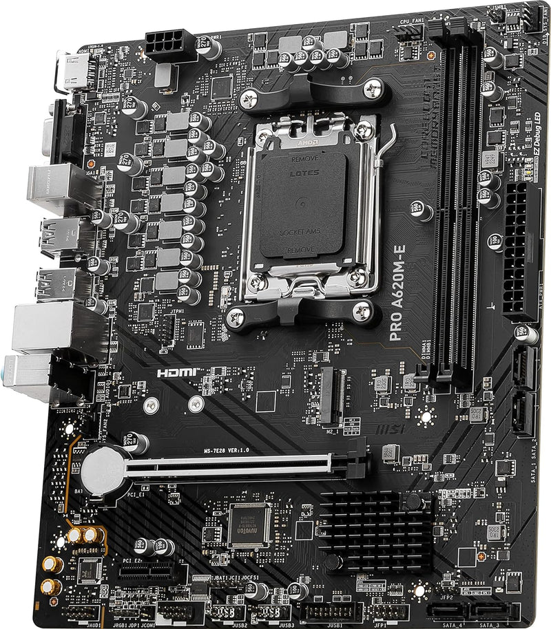 MSI PRO A620M-E DDR5,Socket AM5 mATX Motherboard