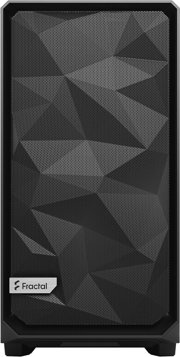 Fractal Design Meshify 2 BLACK Solid ATX Case FD-C-MES2A-01 