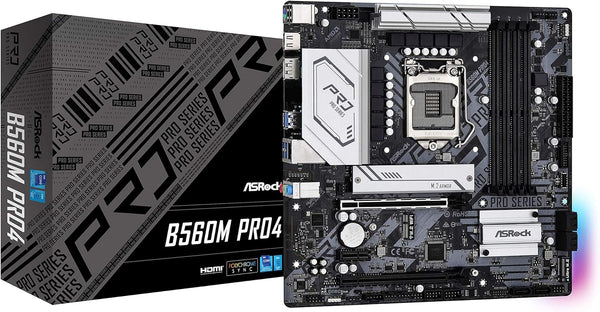 ASRock B560 Pro4 DDR4,LGA 1200 ATX Motherboard