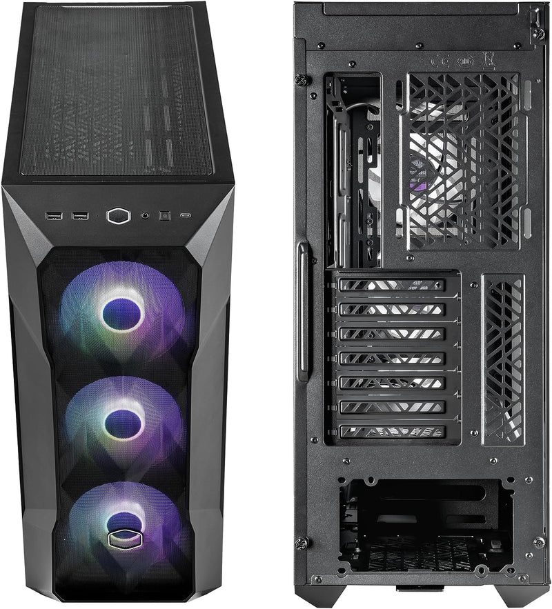 Cooler Master MasterBox TD500 V2 Mesh Black 黑色 ARGB Tempered Glass ATX Case TD500V2-KGNN-S00