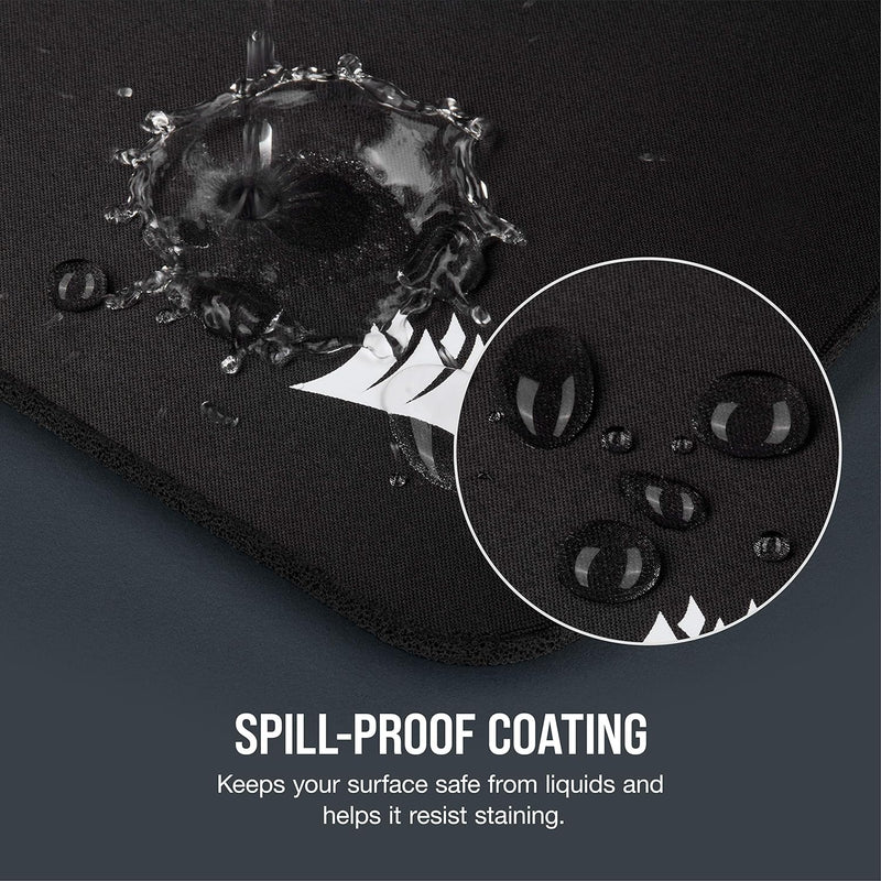 【CORSAIR 5月份電競產品優惠】Corsair MM200 PRO Premium Spill-Proof Cloth Gaming Mouse Pad — Heavy XL, Black CH-9412660-WW