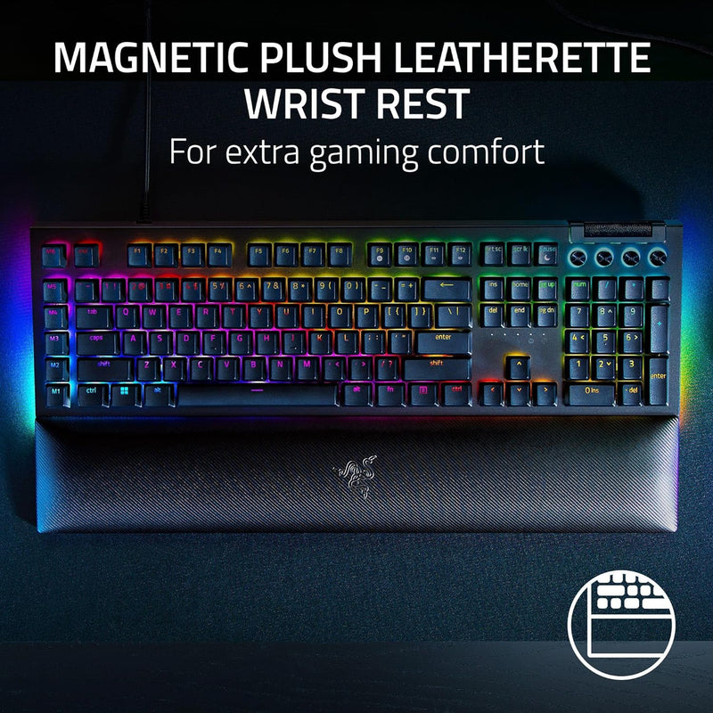 Razer BlackWidow V4 Esports Gaming Keyboard (English Green Switch) RZ03-04690100-R3M1