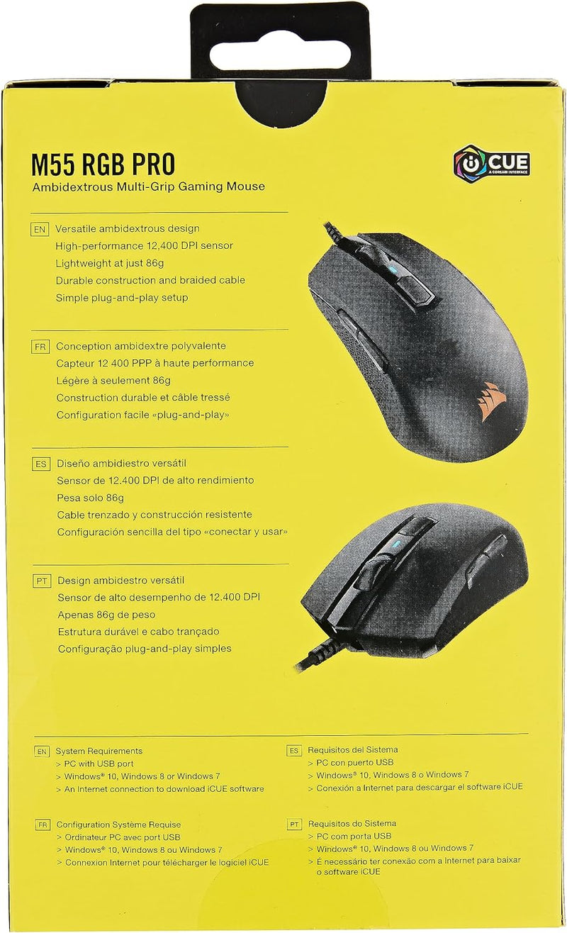 Multi Grip Corsair M55 Rgb Pro Dpi Colors Corsair M55 RGB PRO