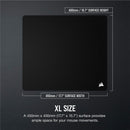 Corsair MM200 PRO Premium Spill-Proof Cloth Gaming Mouse Pad — Heavy XL, Black CH-9412660-WW