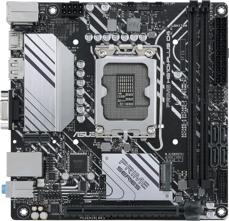 ASUS PRIME H610I-PLUS D4 DDR4,LGA 1700 Mini-ITX Motherboard 