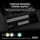 CORSAIR 1000W RM1000E-PCIE5.1 ATX 3.1 Cybenetics Platinum Full Modular Power Supply (CP-9020297-UK)