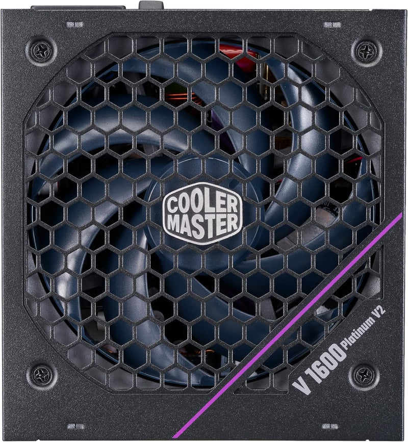 Cooler Master 1600W V Platinum V2 1600 ATX 3.1 80Plus Platinum Dual 90° 12V-2x6 Full Modular Power Supply MPZ-G002-AFAP 