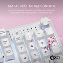Corsair K70 CORE SE RGB Mechanical Gaming Keyboard with Palm Rest (Cherry MLX Red Switch) Cherry Blossom 櫻花色 CH-9109C1E-NA